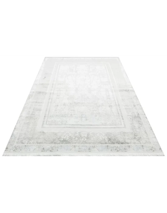 SATEEN HALI 0436 Hav Toz Vermez Yıkanabilir Kaymaz İnce Dokuma Modern Halı