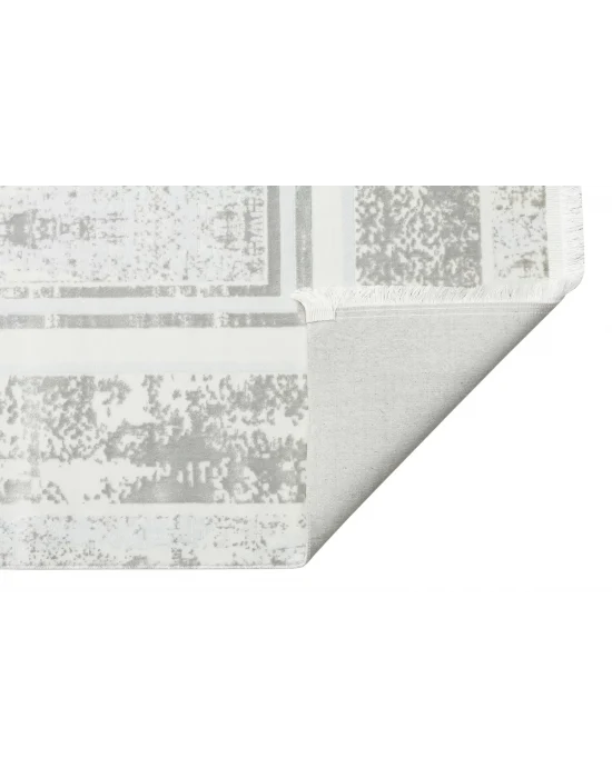 SATEEN HALI 0436 Hav Toz Vermez Yıkanabilir Kaymaz İnce Dokuma Modern Halı