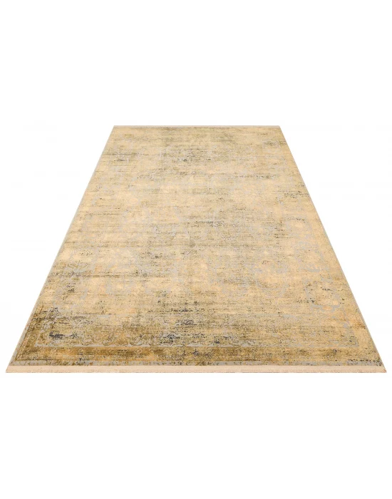 VERONA DYED HALI 0268 Overdyed Kolay Kullanımlı Yumuşak İpeksi Tuşeli Yüksek Alçak Oymalı Modern İnce Makine Halısı