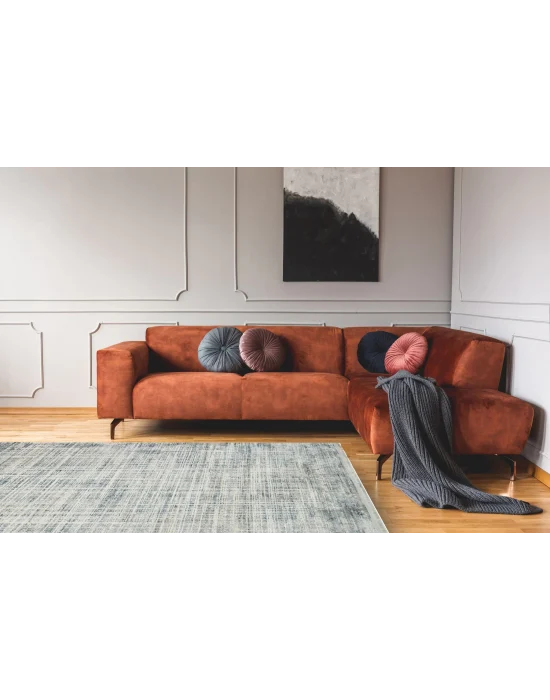 LAGOS HALI 0058 Hav Toz Vermez Eskitme Desenli Modern Makine Halısı