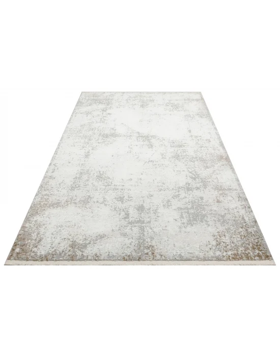 LAGOS HALI 0063 Hav Toz Vermez Eskitme Desenli Modern Makine Halısı