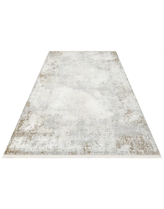 LAGOS HALI 0063 Hav Toz Vermez Eskitme Desenli Modern Makine Halısı