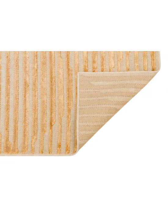 ZENITH DYED HALI 0032 Yüksek Alçak Dokulu Naturel Yün ve Viskon Modern Dokuma Halı