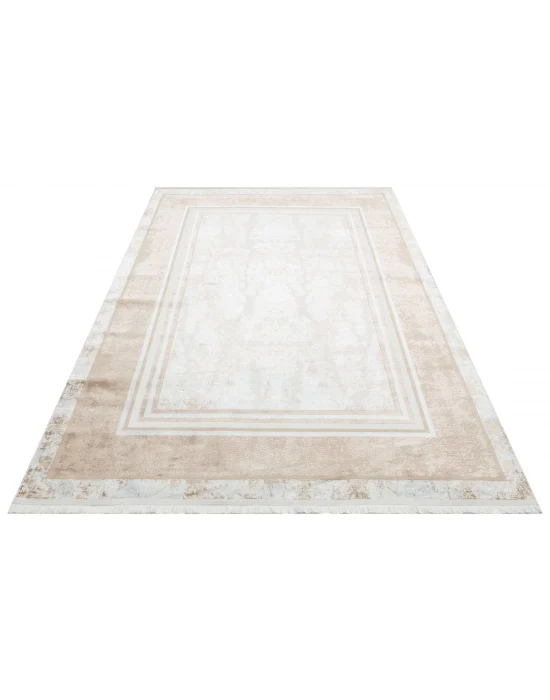 SATEEN HALI 0444 Hav Toz Vermez Yıkanabilir Kaymaz İnce Dokuma Modern Halı