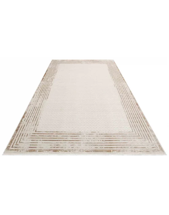 MAHAL HALI 0010 Art Deco Desenli Yüksek Kalite Sık Dokuma Salon Halısı