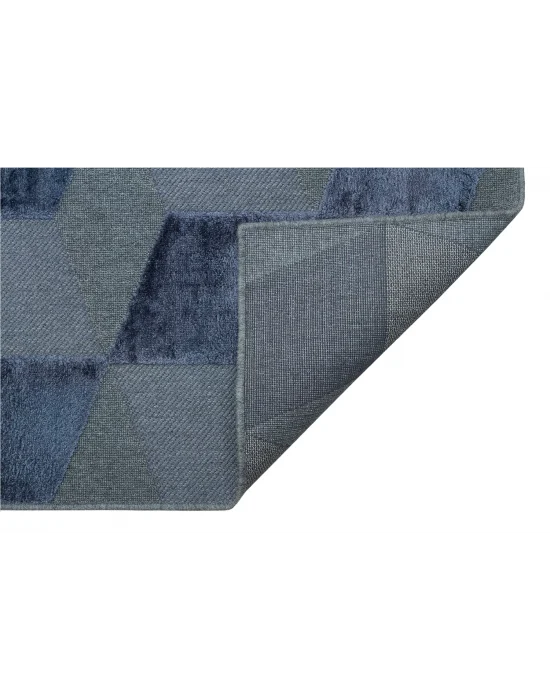 ZENITH DYED HALI 0077 Yüksek Alçak Dokulu Naturel Yün ve Viskon Modern Dokuma Halı