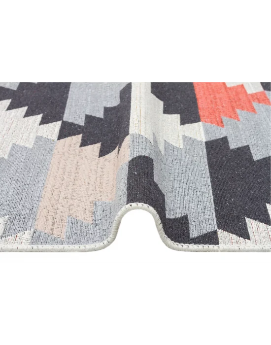 Arya Ar 20 Multy %100 Geri Dönüşümlü Pamuktan Çift Taraflı Yıkanabilir Modern Dekoratif Kilim