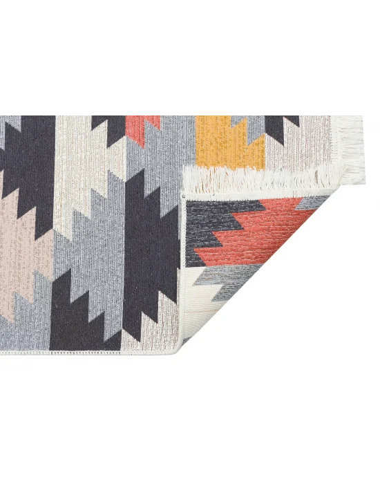Arya Ar 20 Multy %100 Geri Dönüşümlü Pamuktan Çift Taraflı Yıkanabilir Modern Dekoratif Kilim