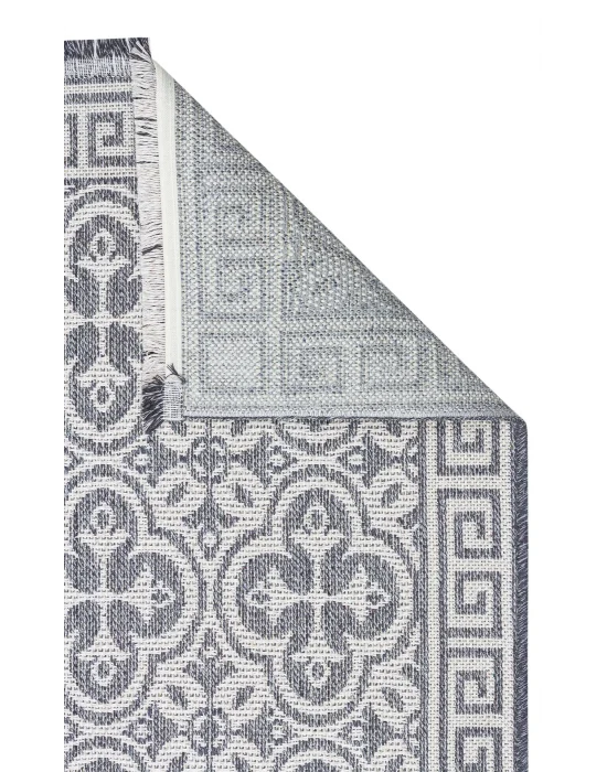 PANAMA KILIM 0017 Natural Yıkanabilir Kaymaz Tabanlı Tok Dokuma Kilim