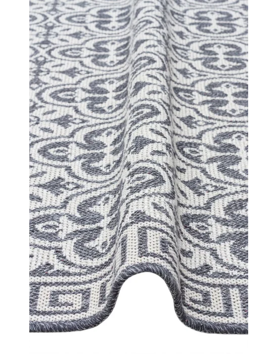 PANAMA KILIM 0017 Natural Yıkanabilir Kaymaz Tabanlı Tok Dokuma Kilim