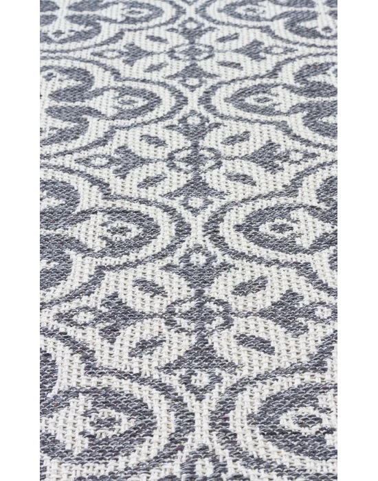 PANAMA KILIM 0017 Natural Yıkanabilir Kaymaz Tabanlı Tok Dokuma Kilim