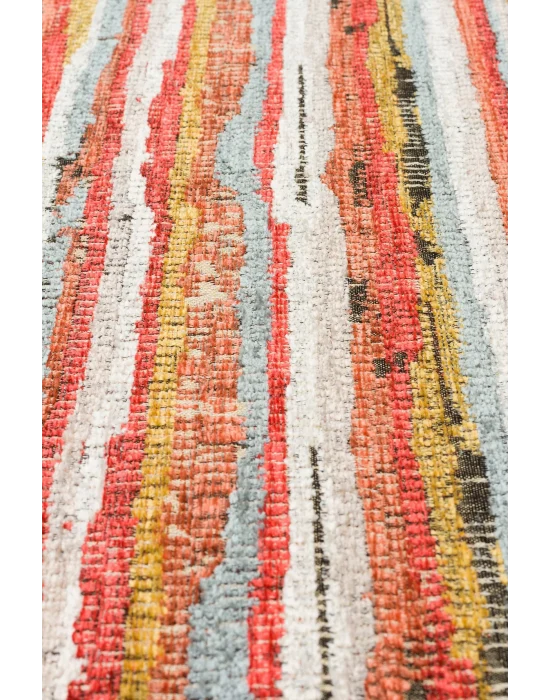 Brooklyn Brk 12 Multy Hasır Görünümlü Kaymaz Renkli Dokuma Modern Kilim