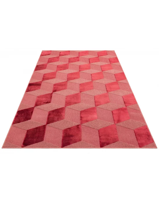 ZENITH DYED HALI 0083 Yüksek Alçak Dokulu Naturel Yün ve Viskon Modern Dokuma Halı