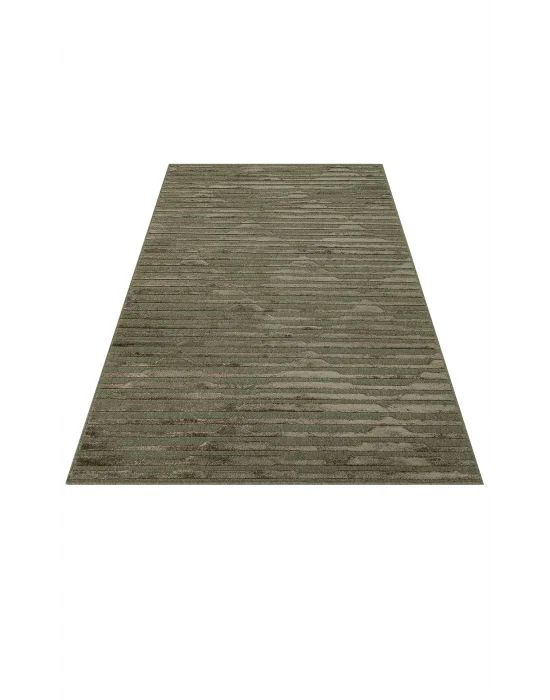 ZENITH DYED HALI 0149 Yüksek Alçak Dokulu Naturel Yün ve Viskon Modern Dokuma Halı