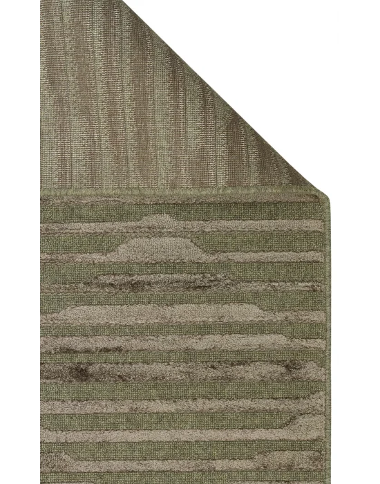 ZENITH DYED HALI 0149 Yüksek Alçak Dokulu Naturel Yün ve Viskon Modern Dokuma Halı