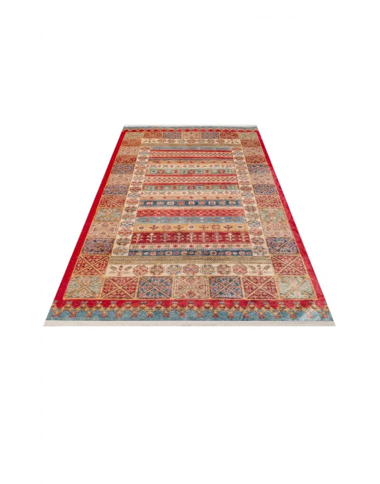 Antique ATK 04 Multy Yıkanabilir Modern Ve Etnik Desenli Kaymaz Tabanlı Makine Halısı