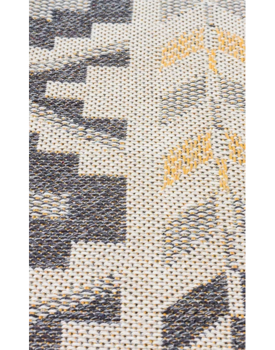 PANAMA KILIM 0024 Natural Yıkanabilir Kaymaz Tabanlı Tok Dokuma Kilim