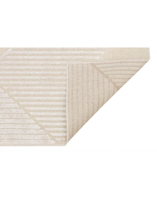 ZENITH DYED HALI 0006 Yüksek Alçak Dokulu Naturel Yün ve Viskon Modern Dokuma Halı