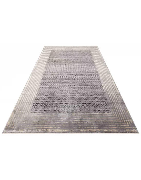 MAHAL HALI 0003 Art Deco Desenli Yüksek Kalite Sık Dokuma Salon Halısı