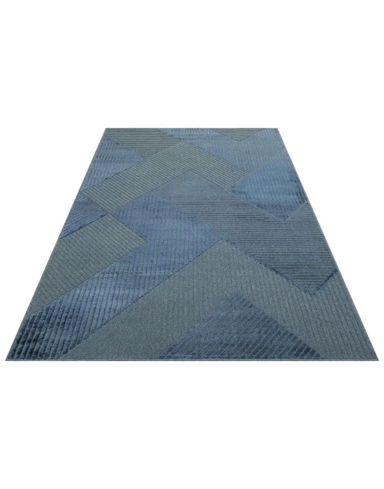 ZENITH DYED HALI 0013 Yüksek Alçak Dokulu Naturel Yün ve Viskon Modern Dokuma Halı