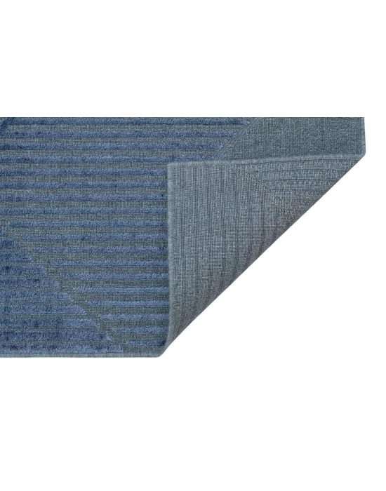 ZENITH DYED HALI 0013 Yüksek Alçak Dokulu Naturel Yün ve Viskon Modern Dokuma Halı