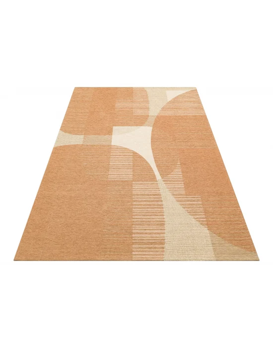 Brooklyn Brk 13 Natural Beıge 0187 Hasır Görünümlü Kaymaz Renkli Dokuma Modern Kilim