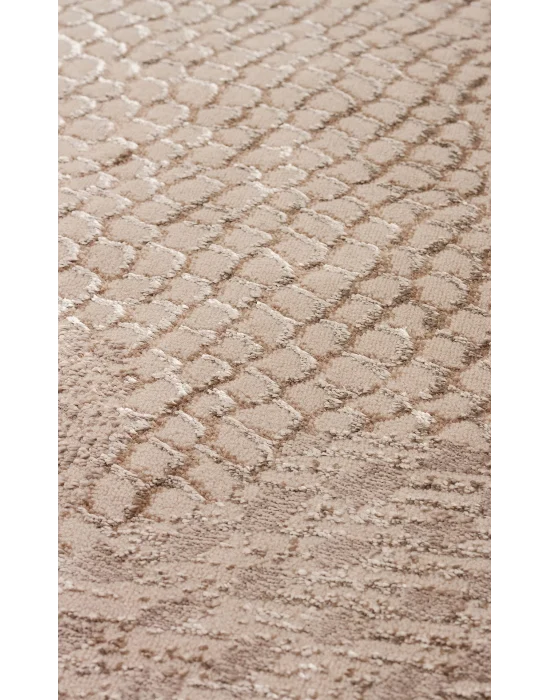 TORINO HALI 0031 Sık Dokuma Dökümlü Yere Oturan Hav Toz Vermez Yıkanabilir Kaymaz Tabanlı Modern Halı