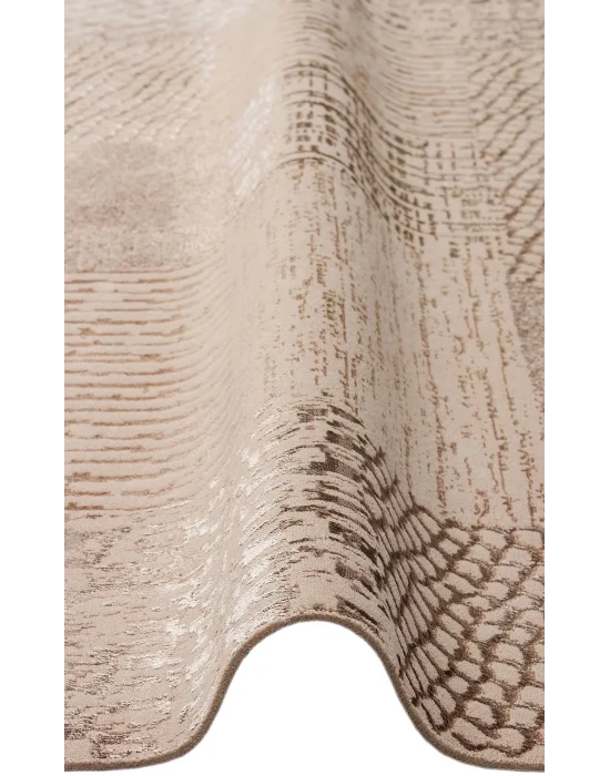 TORINO HALI 0031 Sık Dokuma Dökümlü Yere Oturan Hav Toz Vermez Yıkanabilir Kaymaz Tabanlı Modern Halı