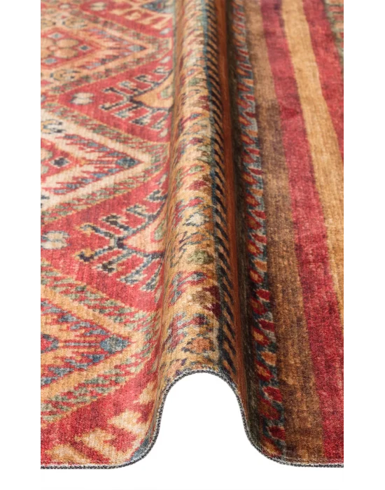 Antique ATK 05 Multy Yıkanabilir Modern Ve Etnik Desenli Kaymaz Tabanlı Makine Halısı