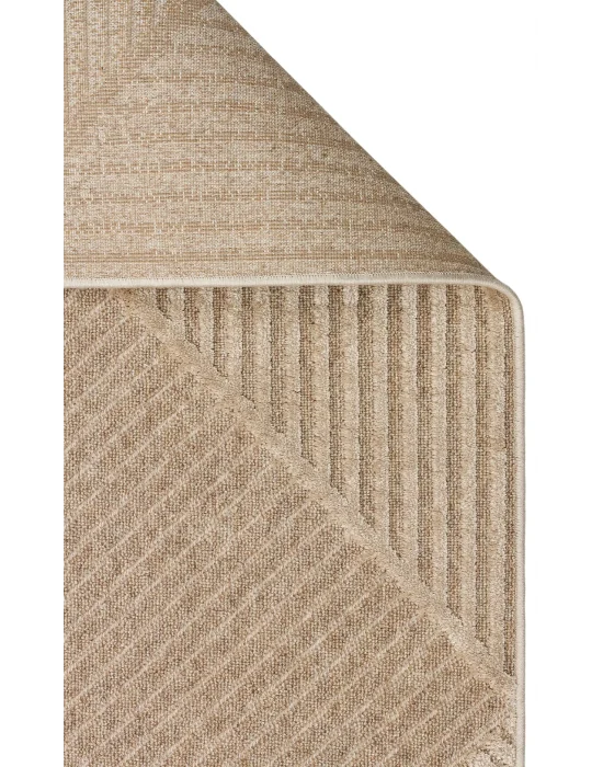 ZENITH HALI 0236 Yüksek Alçak Dokulu Naturel Yün ve Viskon Modern Dokuma Halı