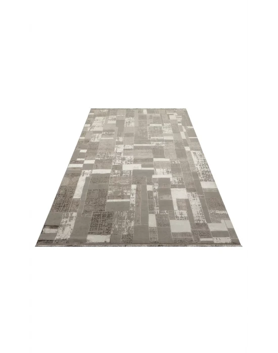 TORINO HALI 0066 Sık Dokuma Dökümlü Yere Oturan Hav Toz Vermez Yıkanabilir Kaymaz Tabanlı Modern Halı