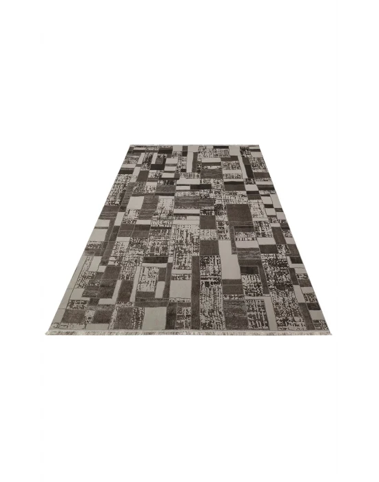 TORINO HALI 0066 Sık Dokuma Dökümlü Yere Oturan Hav Toz Vermez Yıkanabilir Kaymaz Tabanlı Modern Halı