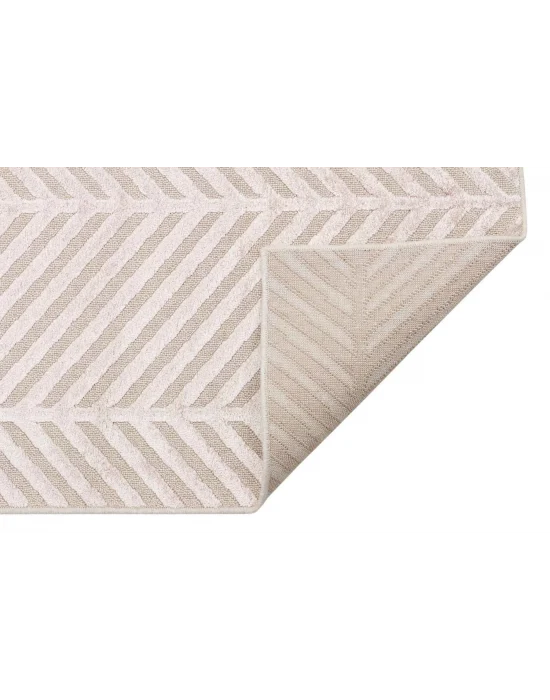 ZENITH DYED HALI 0069 Yüksek Alçak Dokulu Naturel Yün ve Viskon Modern Dokuma Halı