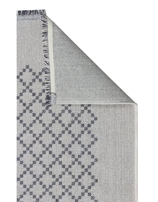 PANAMA KILIM 0002 Natural Yıkanabilir Kaymaz Tabanlı Tok Dokuma Kilim