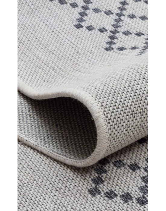 PANAMA KILIM 0002 Natural Yıkanabilir Kaymaz Tabanlı Tok Dokuma Kilim