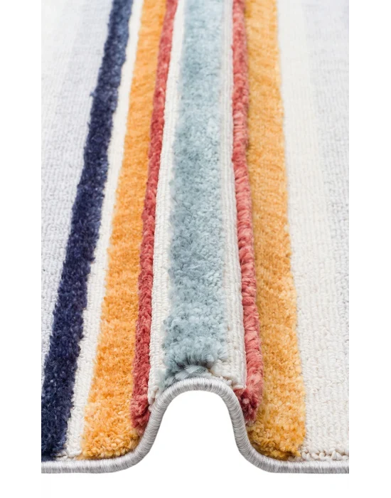 Terazzo 02 Multy Hav Toz Vermez Yumuşak Dokulu Etnik Örgü Desenlere Sahip Modern İskindinav Halı