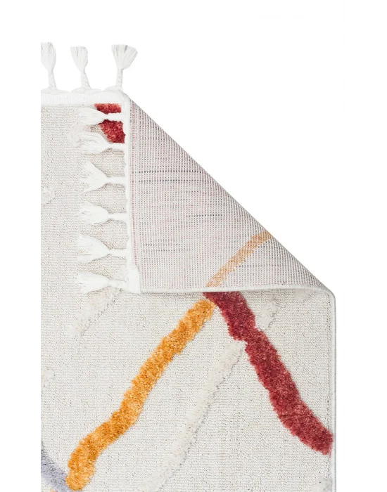 Terazzo 03 Multy Hav Toz Vermez Yumuşak Dokulu Etnik Örgü Desenlere Sahip Modern İskindinav Halı