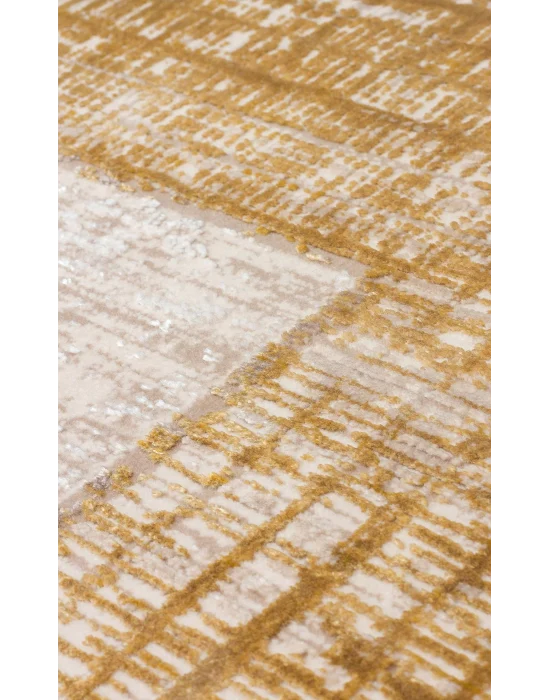 FRESCO DYED HALI 0104 Overdyed Yüksek Alçak Dokulu Özel Işıltılı Yüksek Kaliteli Sık Dokuma Modern Salon Halısı