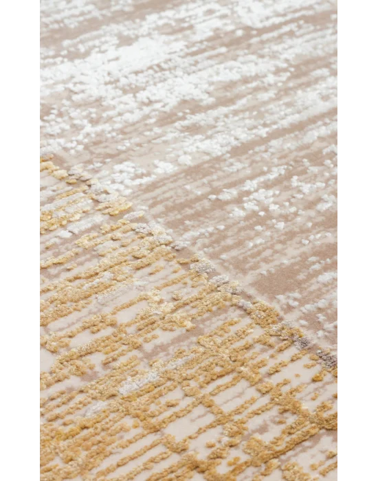 FRESCO DYED HALI 0104 Overdyed Yüksek Alçak Dokulu Özel Işıltılı Yüksek Kaliteli Sık Dokuma Modern Salon Halısı