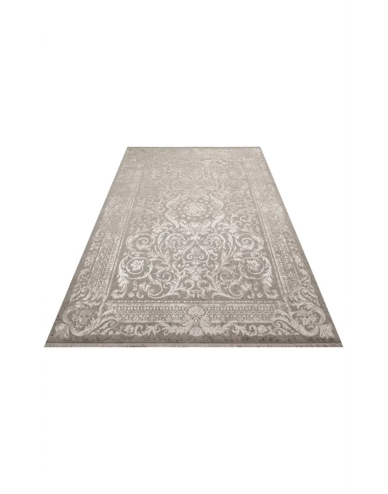 TORINO HALI 0012 Sık Dokuma Dökümlü Yere Oturan Hav Toz Vermez Yıkanabilir Kaymaz Tabanlı Modern Halı