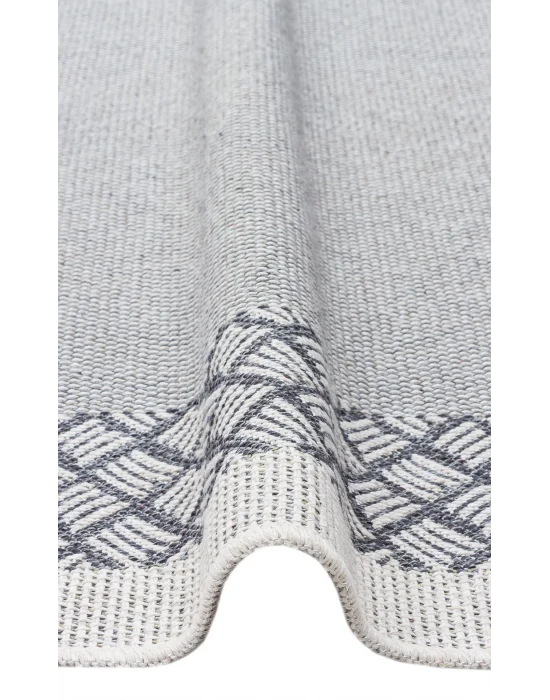 PANAMA KILIM 0007 Natural Yıkanabilir Kaymaz Tabanlı Tok Dokuma Kilim