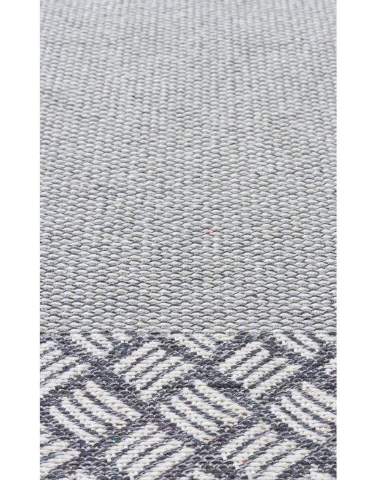 PANAMA KILIM 0007 Natural Yıkanabilir Kaymaz Tabanlı Tok Dokuma Kilim