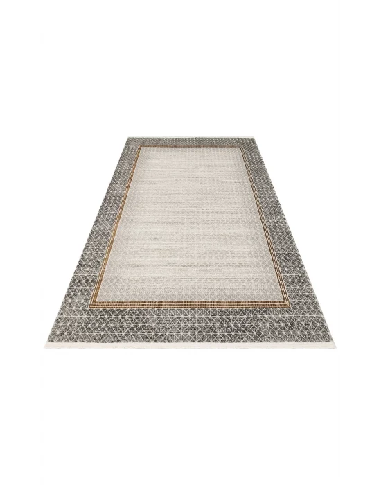 LISBON HALI 0059 Parlak Dokulu Modern Desenli Renkli Metalik Işıltılı Makine Halısı