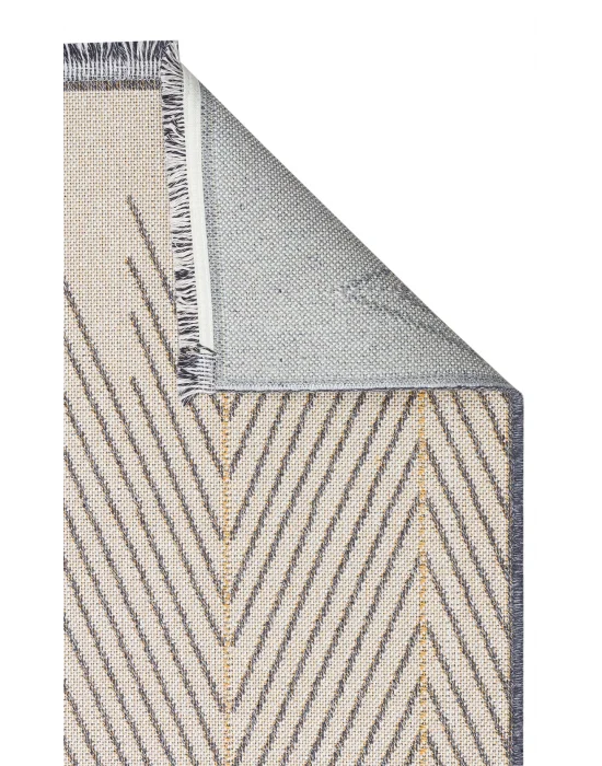 PANAMA KILIM 0029 Natural Yıkanabilir Kaymaz Tabanlı Tok Dokuma Kilim