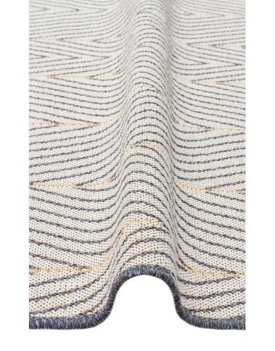 PANAMA KILIM 0029 Natural Yıkanabilir Kaymaz Tabanlı Tok Dokuma Kilim