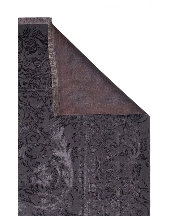 TORINO HALI 0001 Sık Dokuma Dökümlü Yere Oturan Hav Toz Vermez Yıkanabilir Kaymaz Tabanlı Modern Halı