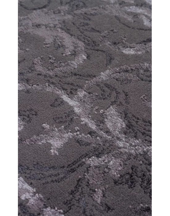 TORINO HALI 0001 Sık Dokuma Dökümlü Yere Oturan Hav Toz Vermez Yıkanabilir Kaymaz Tabanlı Modern Halı