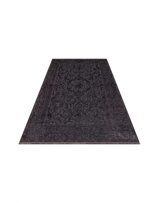 TORINO HALI 0001 Sık Dokuma Dökümlü Yere Oturan Hav Toz Vermez Yıkanabilir Kaymaz Tabanlı Modern Halı