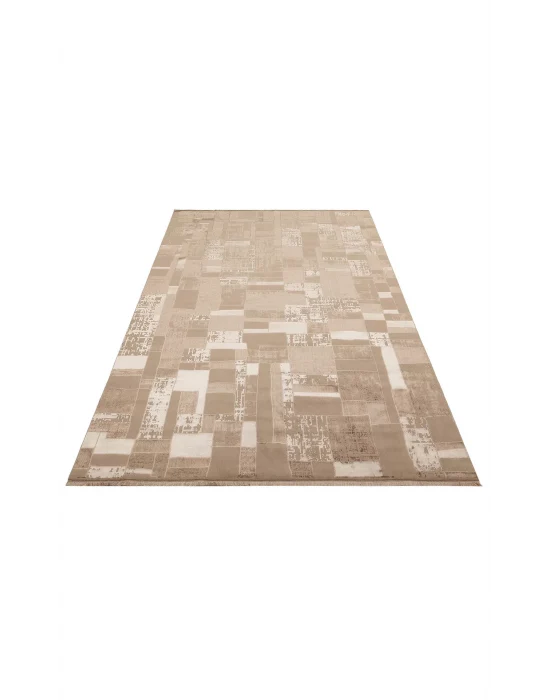 TORINO HALI 0065 Sık Dokuma Dökümlü Yere Oturan Hav Toz Vermez Yıkanabilir Kaymaz Tabanlı Modern Halı