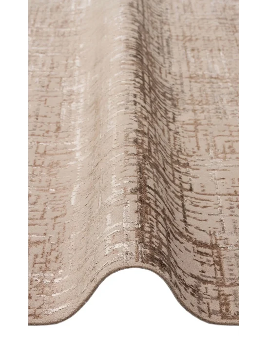 TORINO HALI 0048 Sık Dokuma Dökümlü Yere Oturan Hav Toz Vermez Yıkanabilir Kaymaz Tabanlı Modern Halı